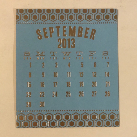 Paper Source 2013 Gold Foil Calendar - Picture 13 of 14